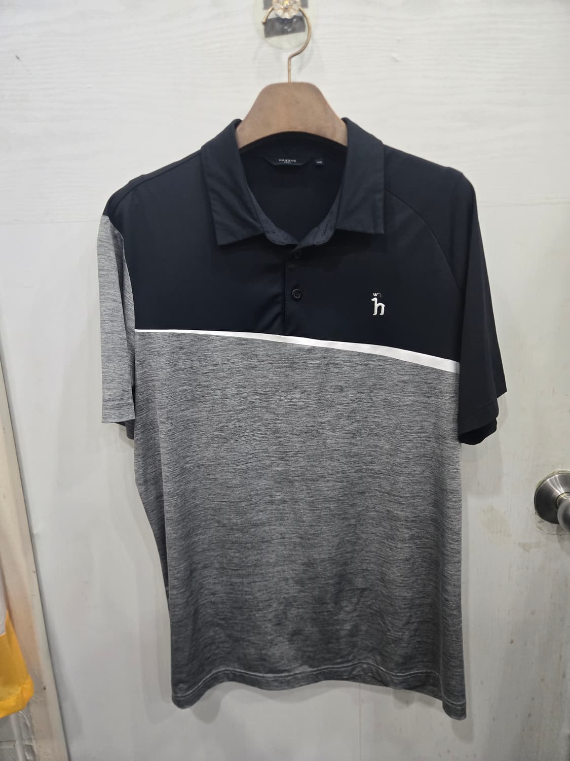 100,L )) HAZZYS GOLF 헤지스 골프 카라 반팔티셔츠~ 상품이미지1