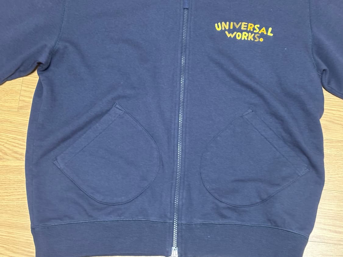 유니버셜웍스 코튼 ma-1 네이비 자켓 L 상품이미지4