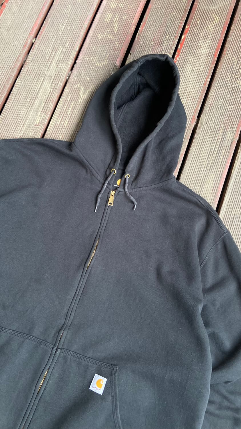 4XL) 칼하트 블랙 후드집업 상품이미지2