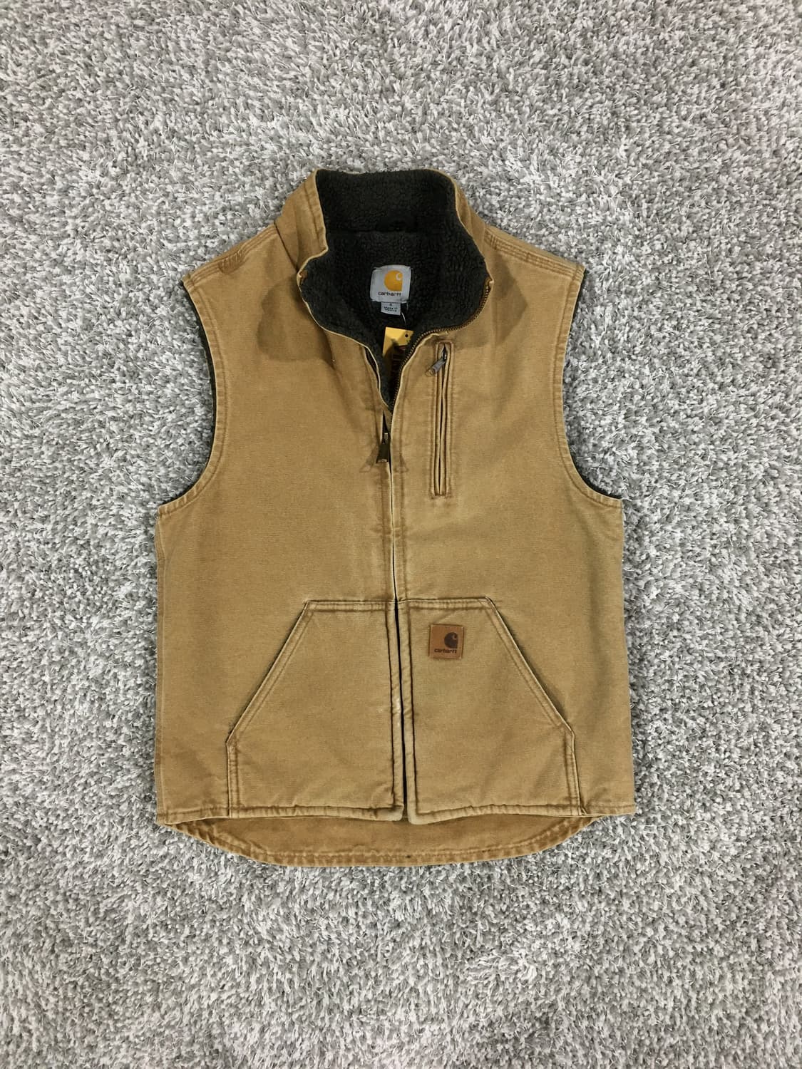 칼하트 브라운 워크 베스트 조끼 상품이미지2