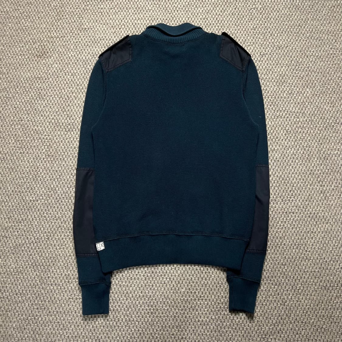 폴로 진스 컴퍼니 패치 니트 집업 네이비 M 상품이미지2