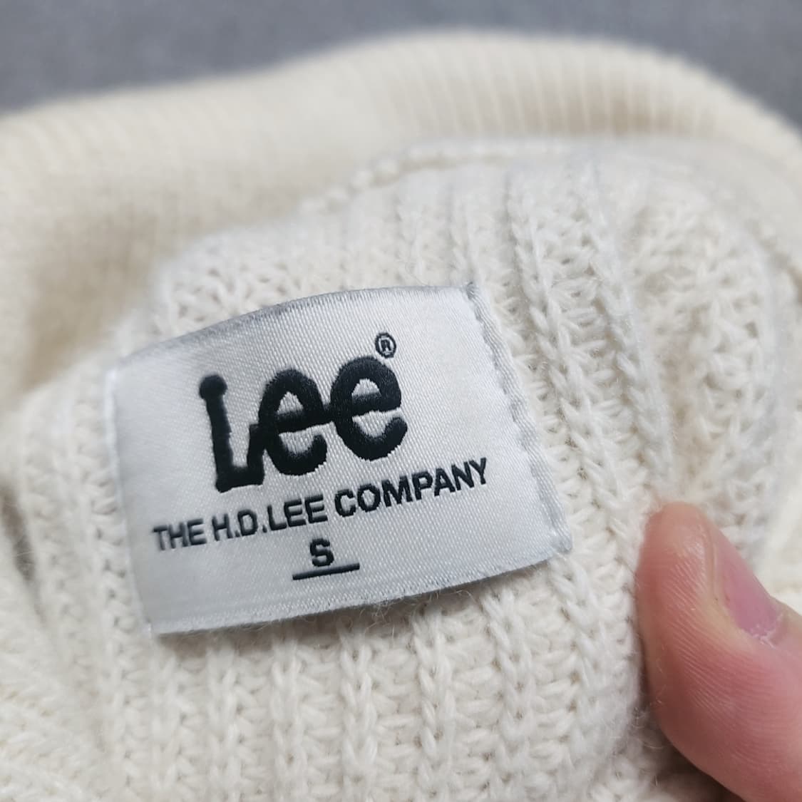 [S] Lee 아노락 니트 상품이미지4