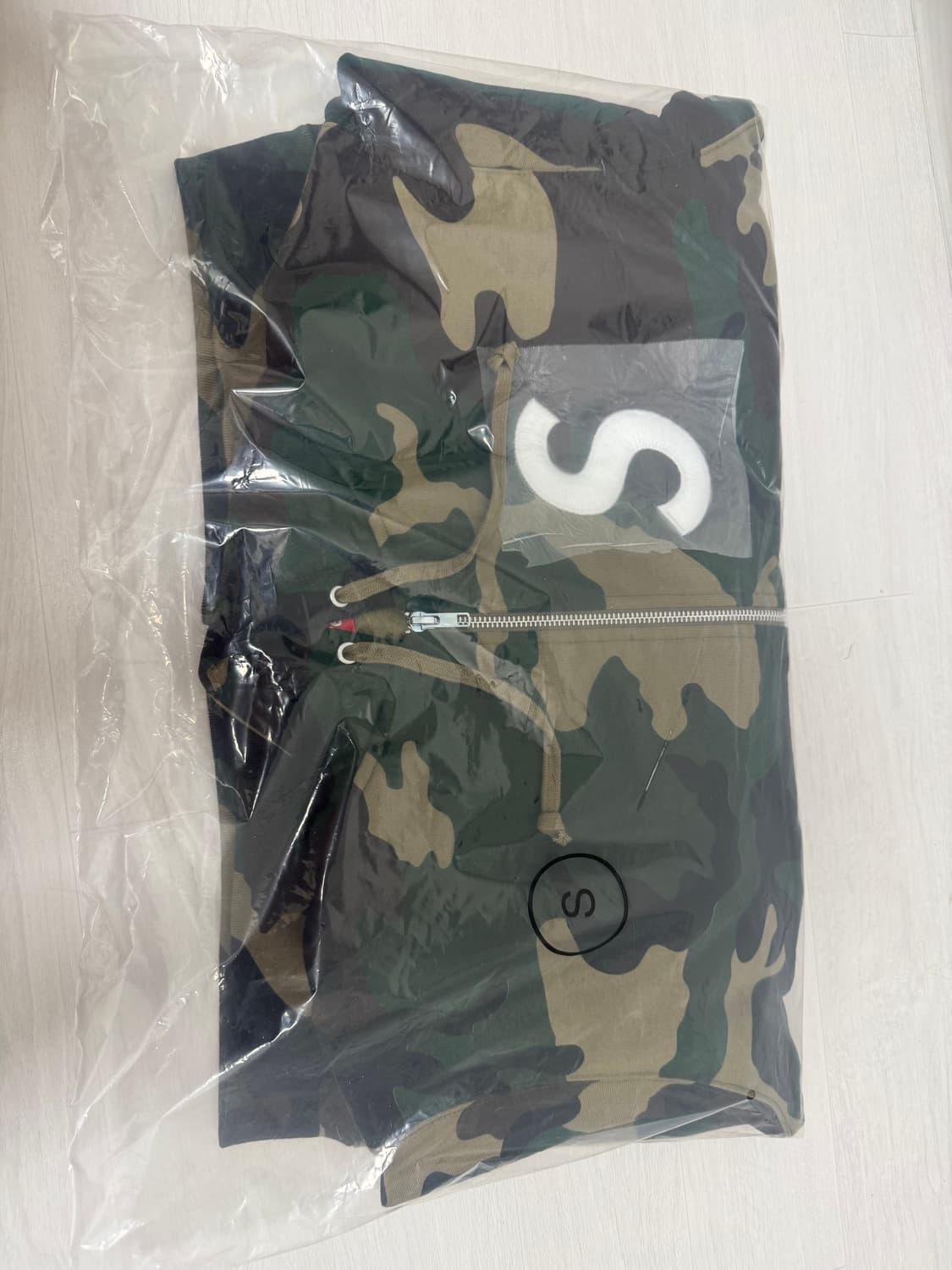 슈프림 카모 S로고 후드집업 S사이즈 상품이미지2