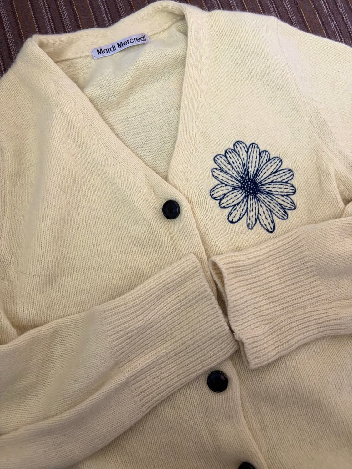 마르디메크르디 가디건 옐로우 상품이미지3