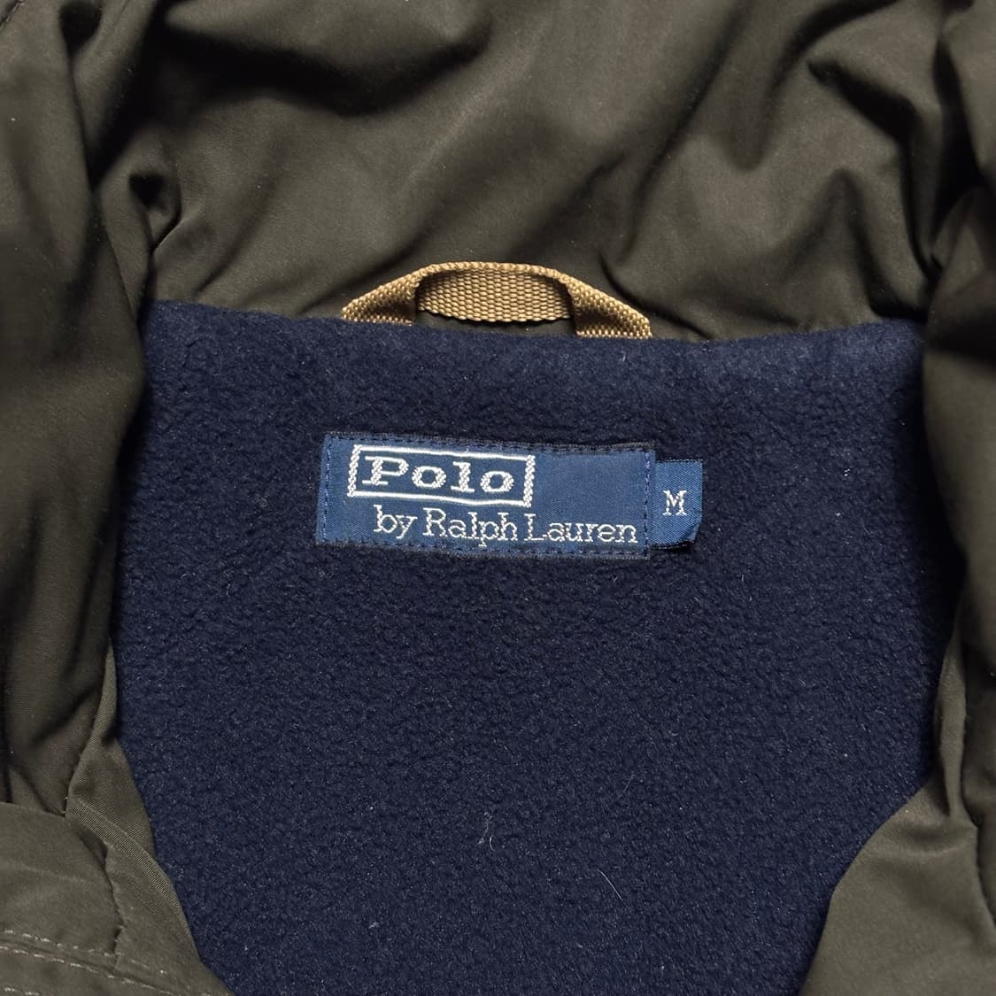 M 폴로 랄프로렌 카키 폴리 블루종 자켓 상품이미지4