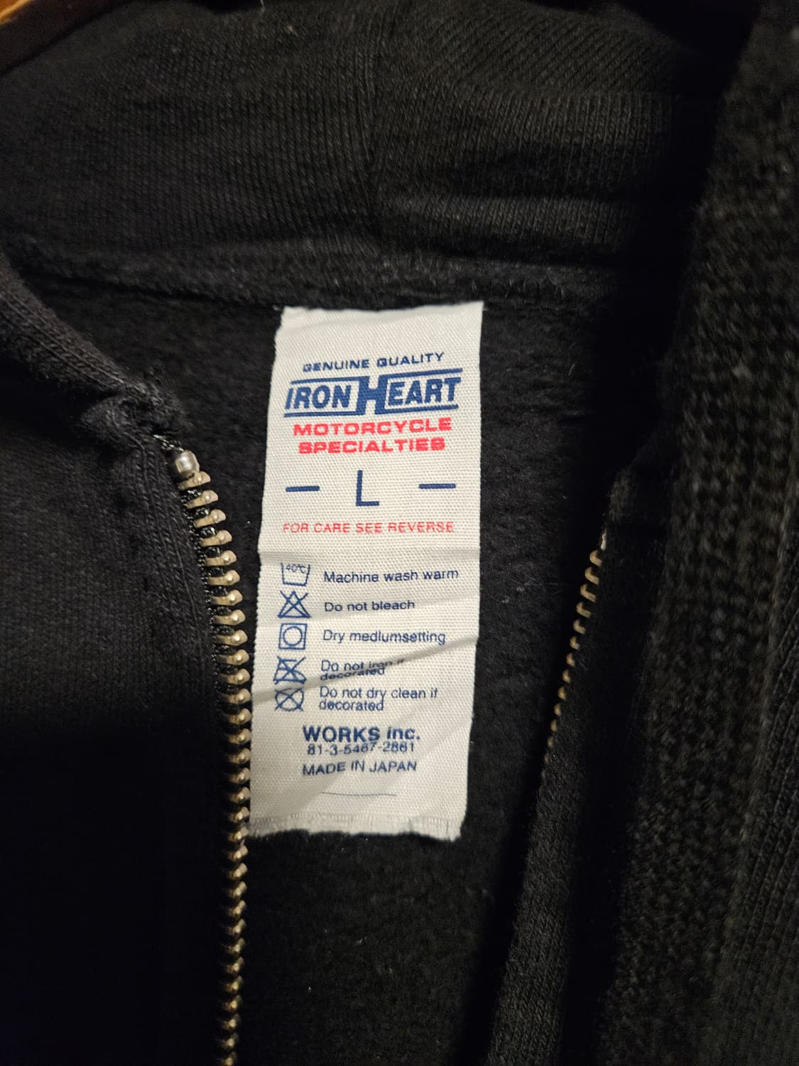 IRON HEART 집업후드 상품이미지3