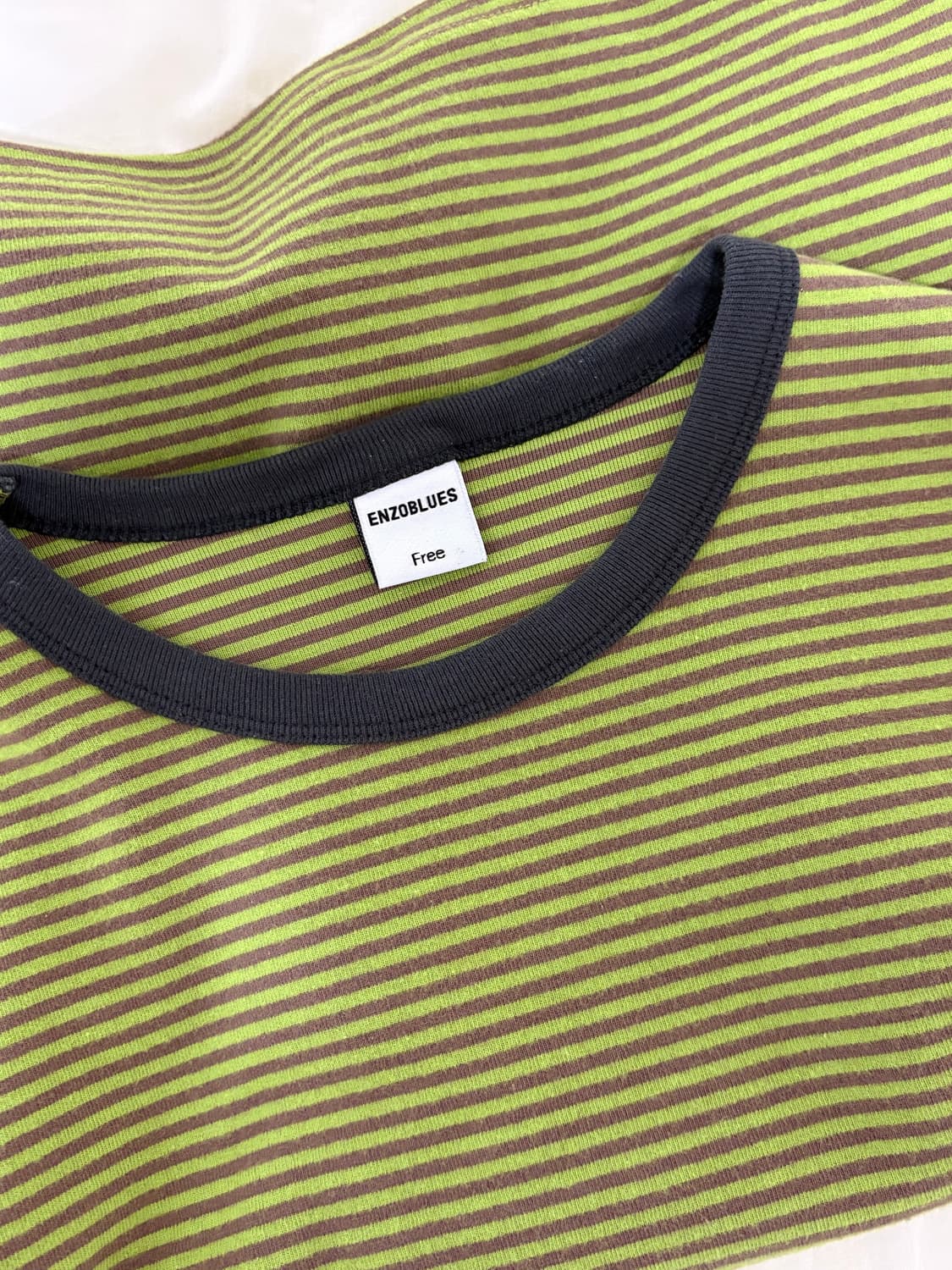 엔조블루스 라이닝 스트라이프 Lst (그린) 상품이미지4