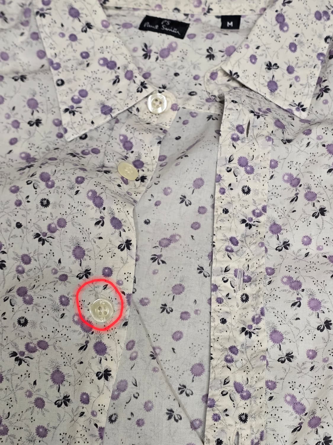 [명품] 폴 스미스. 잔꽃무늬 플라워 셔츠 상품이미지7