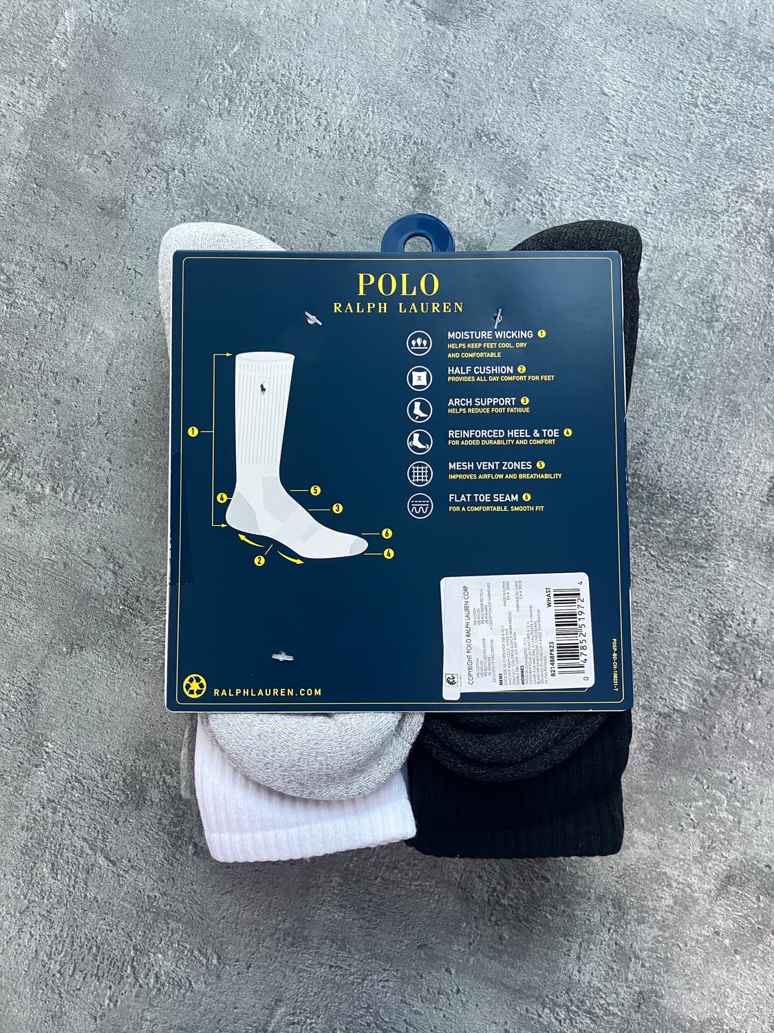 폴로 남성양말 새상품 상품이미지3