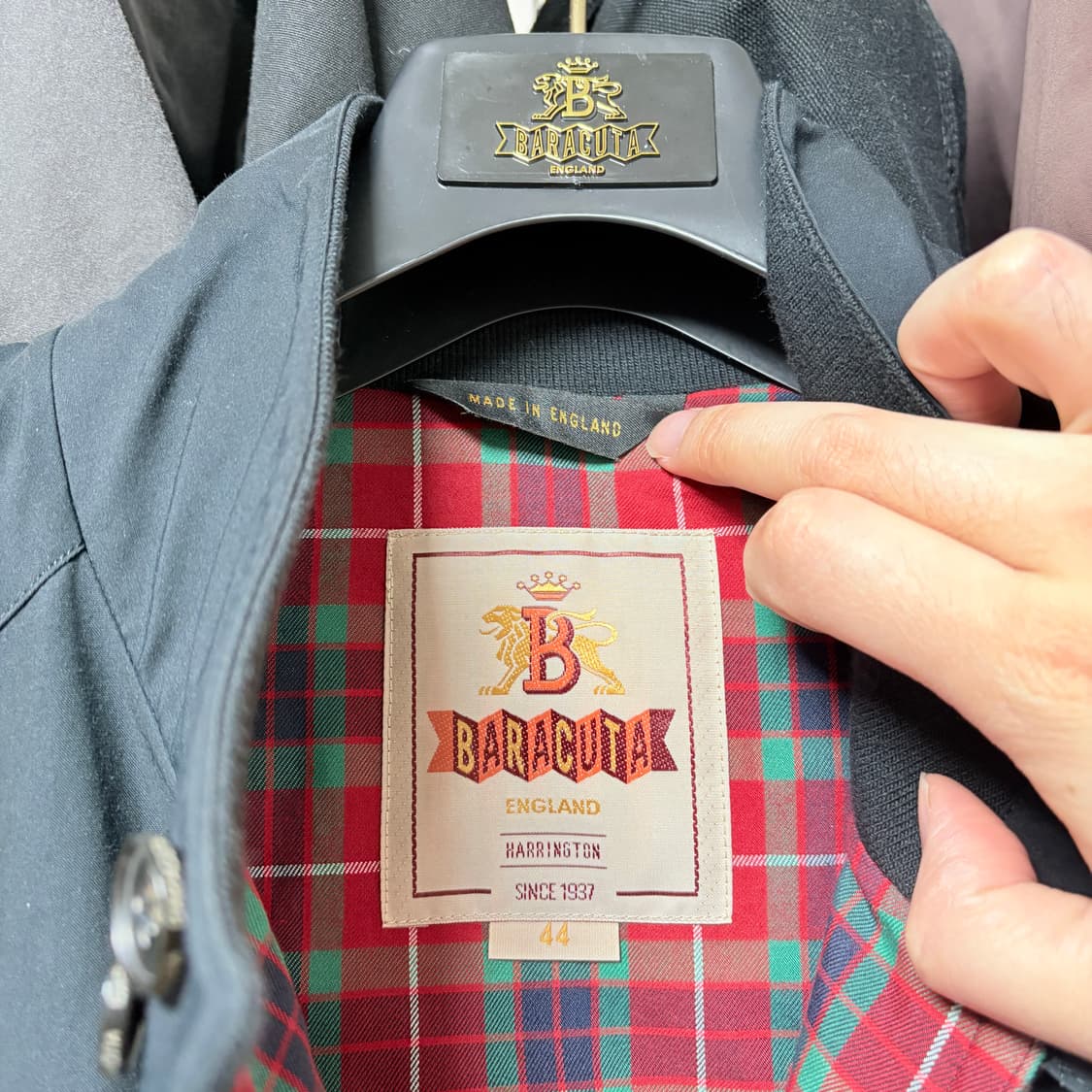 바라쿠타 G9 클래식 해링턴 자켓 Dark Navy 300 44사이즈 상품이미지4