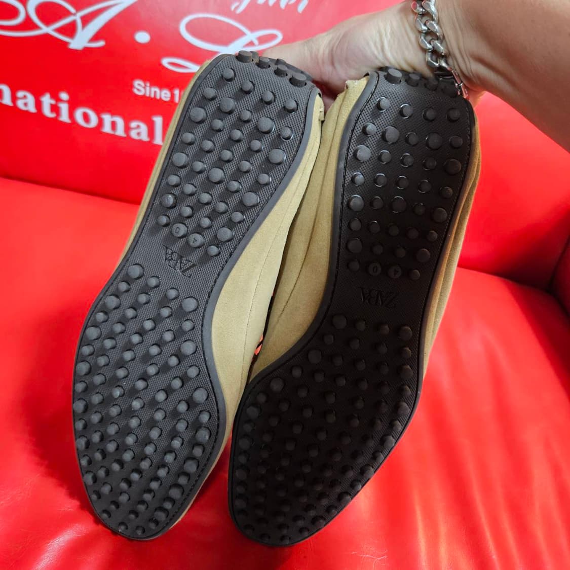 (새상품) 자라(ZARA) 스웨이드 테슬 드라이빙 로퍼 상품이미지5