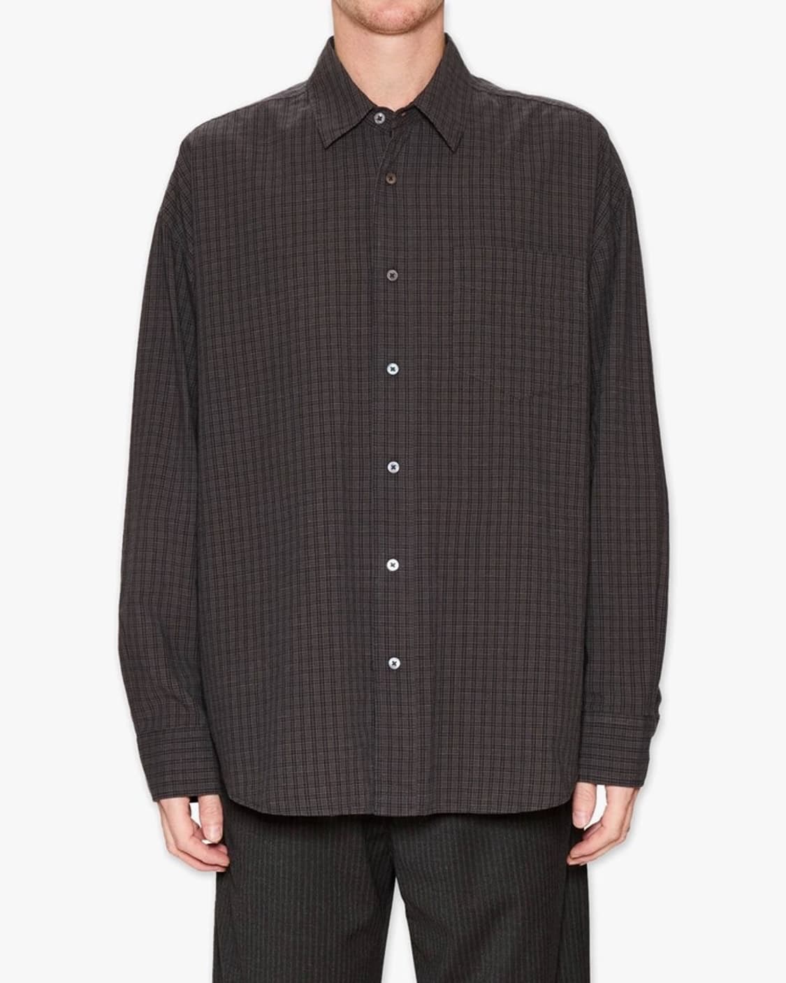 Hope 호프 스톡홀름 와이드 핏 체크 셔츠  상품이미지2