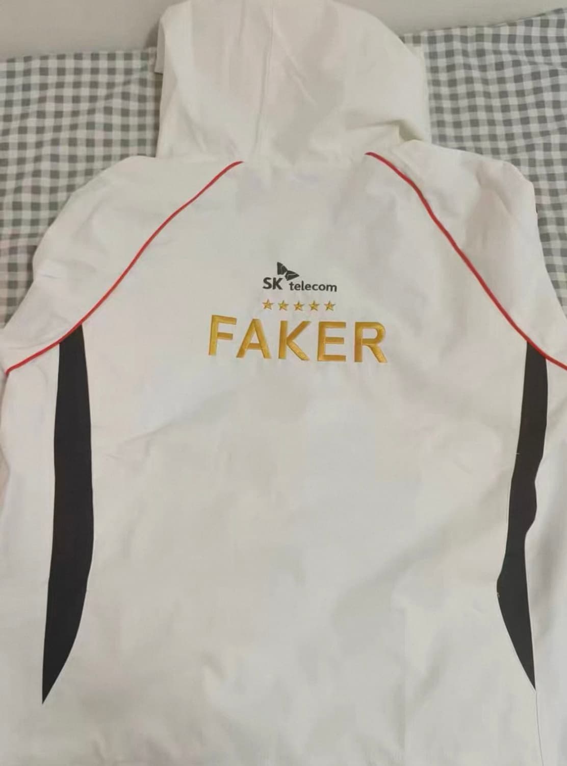 티원 2024 유니폼 월즈 자켓 화이트페이커 마킹 상품이미지2