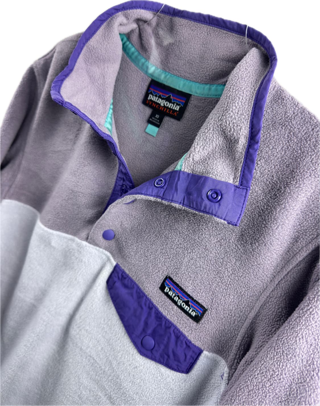 파타고니아 신칠라 퍼플 스냅티 풀오버 플리스1370 상품이미지3