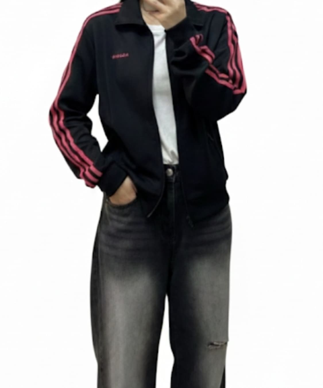 아디다스 베켄바우어 져지100/트랙탑/블랙핑크 상품이미지2