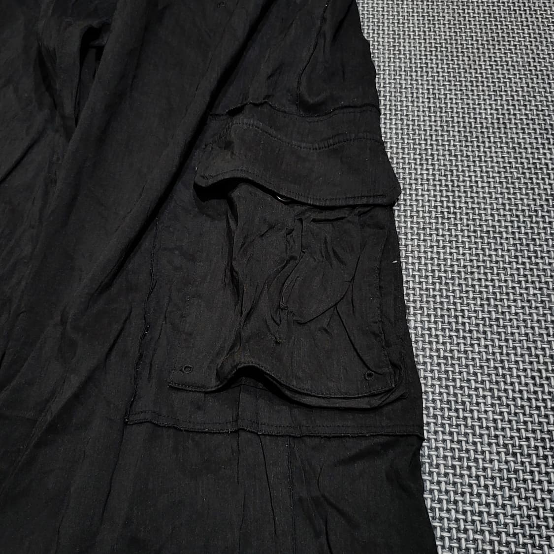 송지오옴므 시그니처 테이프 카고 팬츠 블랙 (82) 상품이미지5