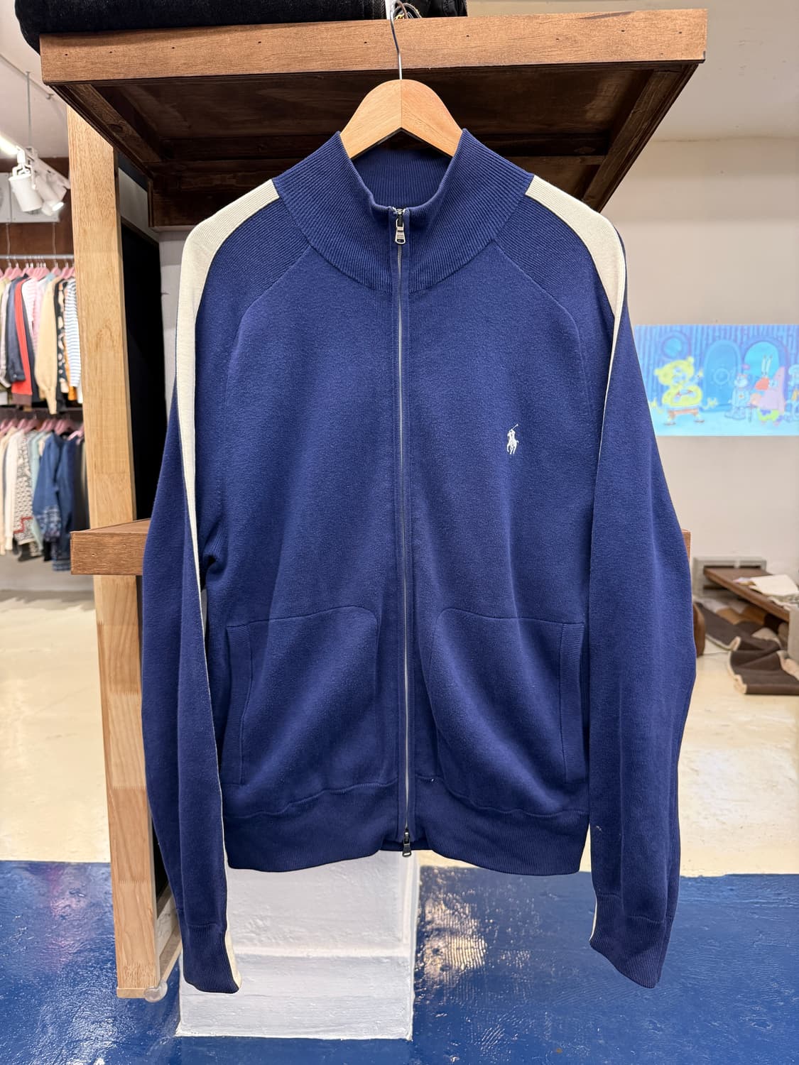 PRL 폴로 랄프로렌 투톤 집업 상품이미지3