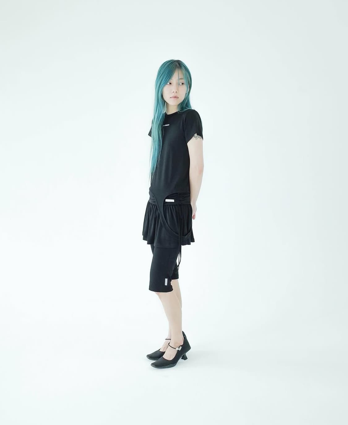 24-003 shirring skirt + capri leggings  상품이미지2