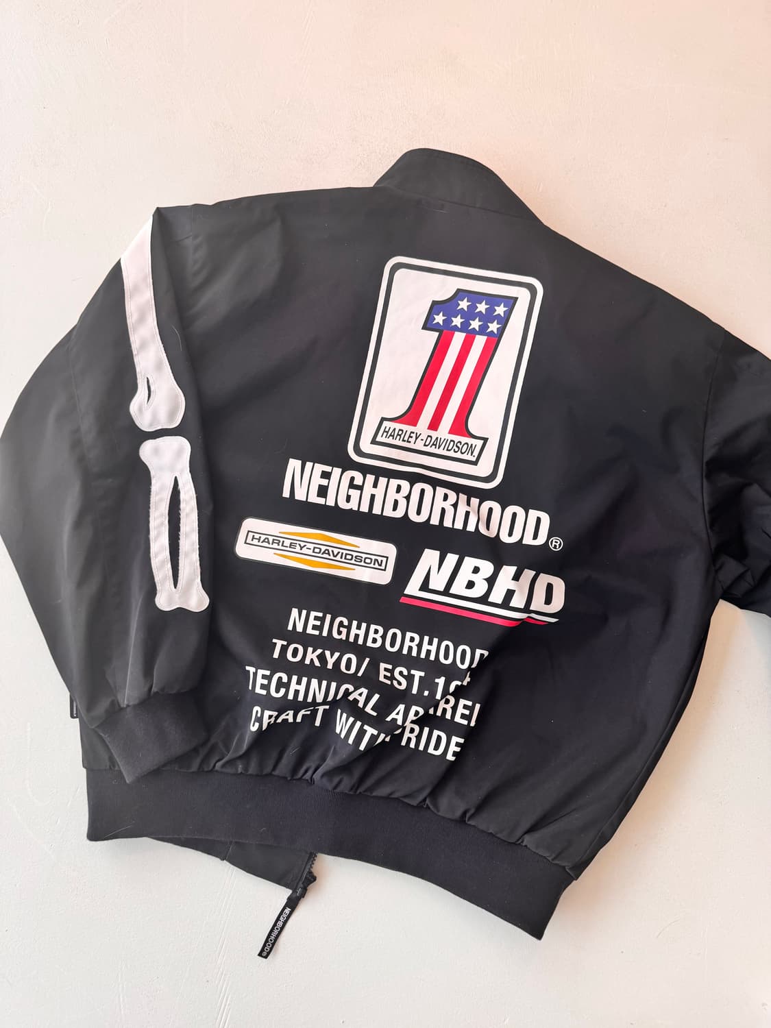 네이버후드 할리데이비슨 콜라보 점퍼 M사이즈 상품이미지4