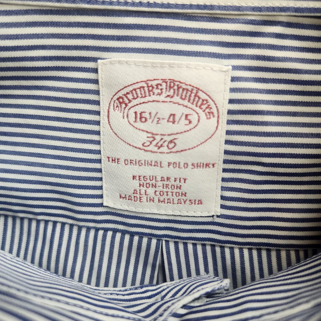 브룩스 브라더스 스트라이프 원포켓 셔츠 2XL 상품이미지5