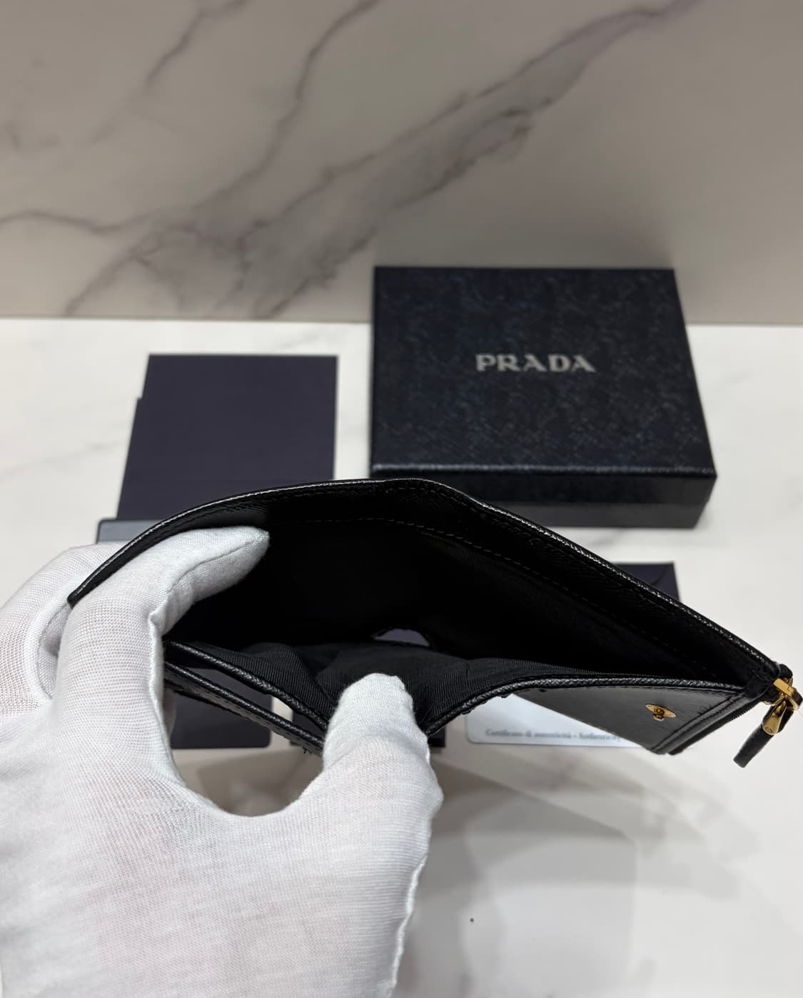 [정품] 프라다 사피아노 반지갑  상품이미지4