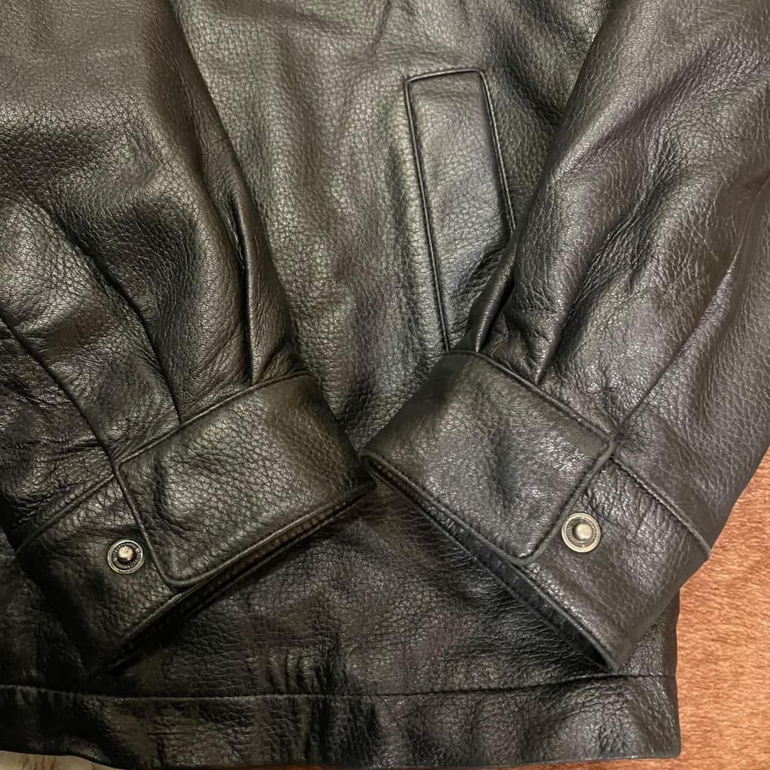 Vintage THE HUNT leather jacket 상품이미지5