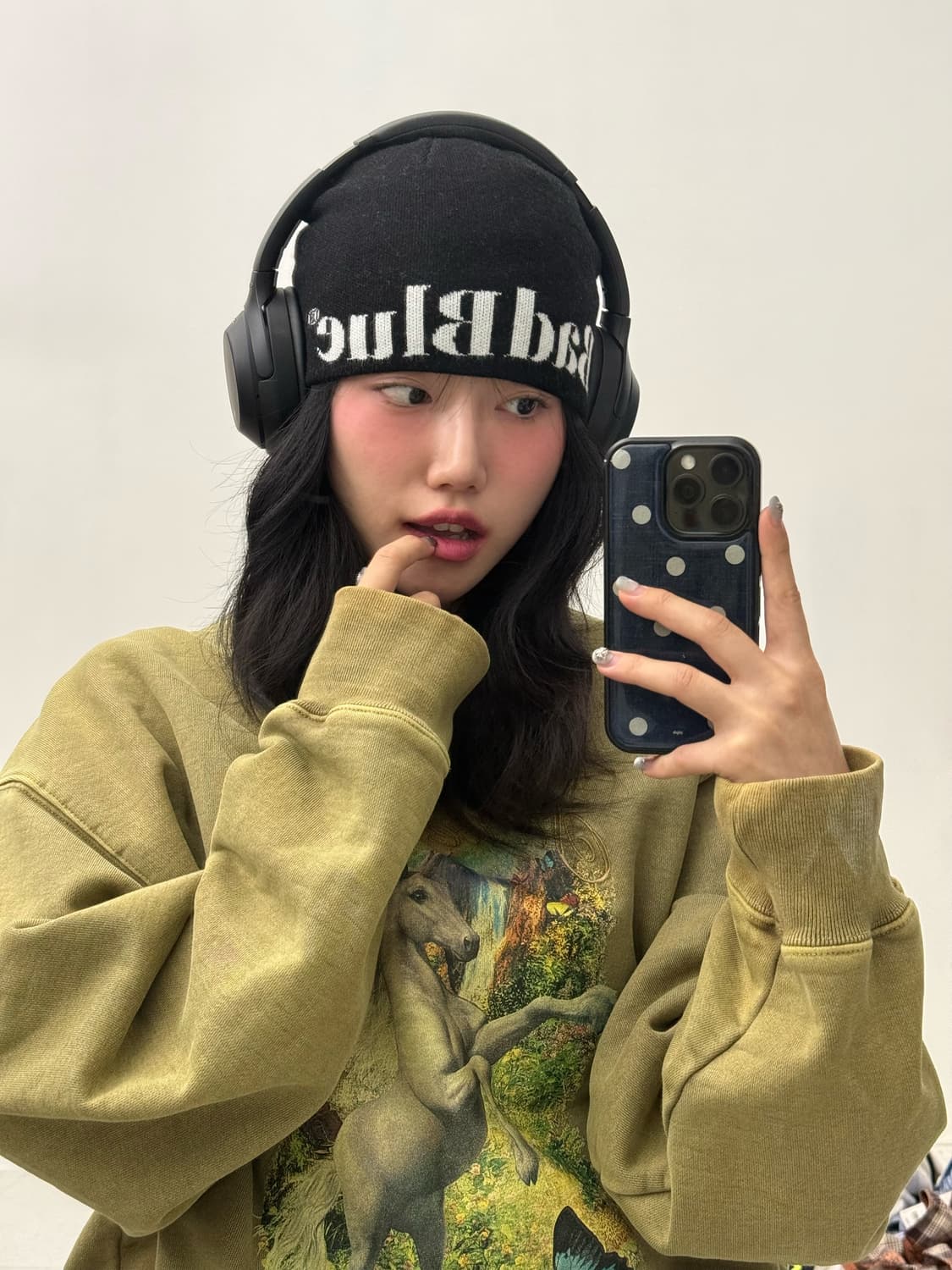 BadBlue 블랙 비니 상품이미지4