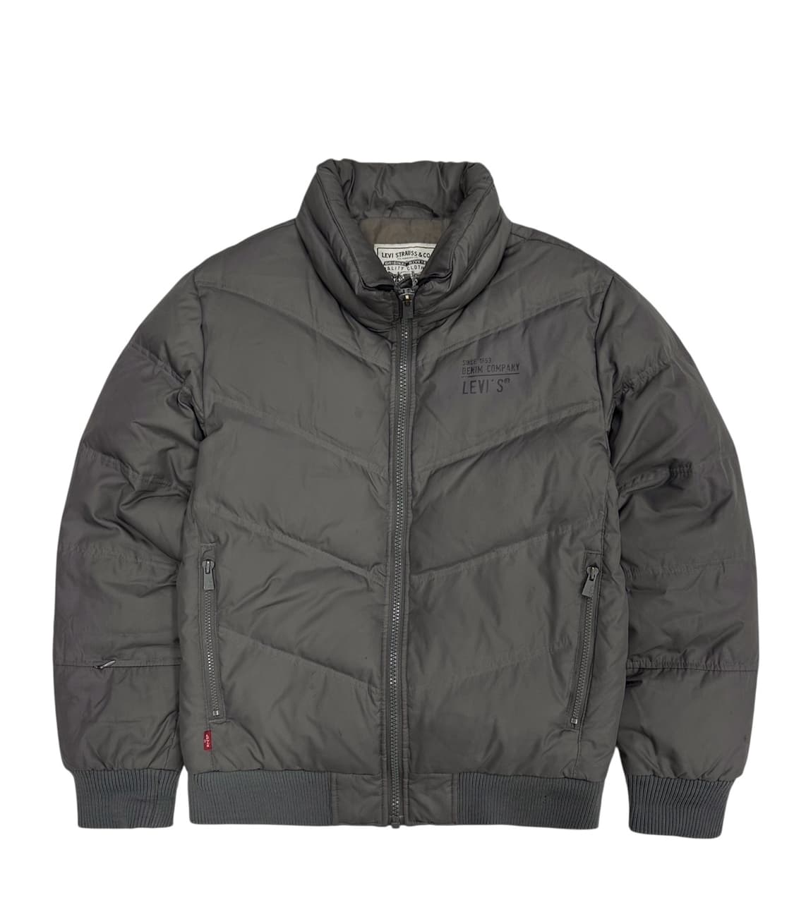 00s 리바이스 숏패딩 덕다운 그레이 (L)  상품이미지1