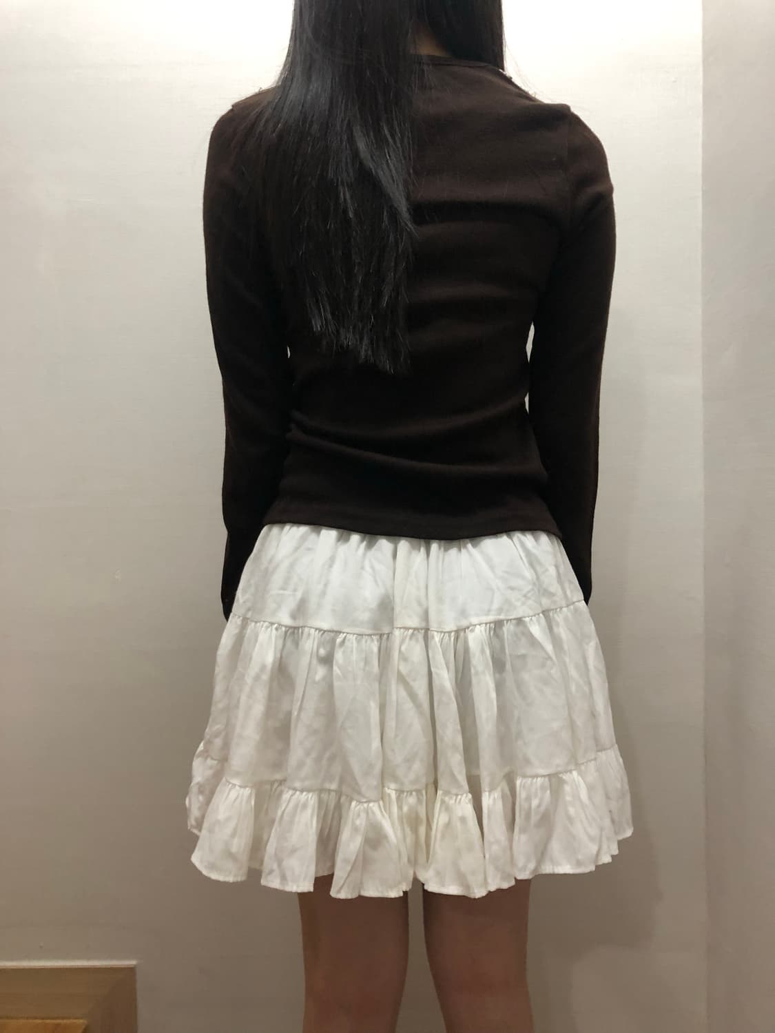 빈티지 브라운 리본 티셔츠 상품이미지7