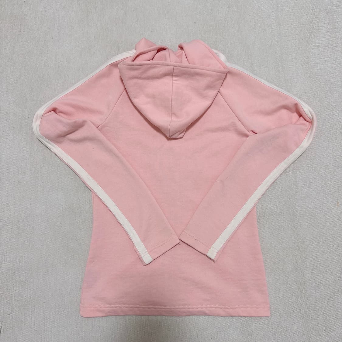 캘빈클라인 진 올드스쿨 핑크 투웨이지퍼 후드집업 상품이미지3