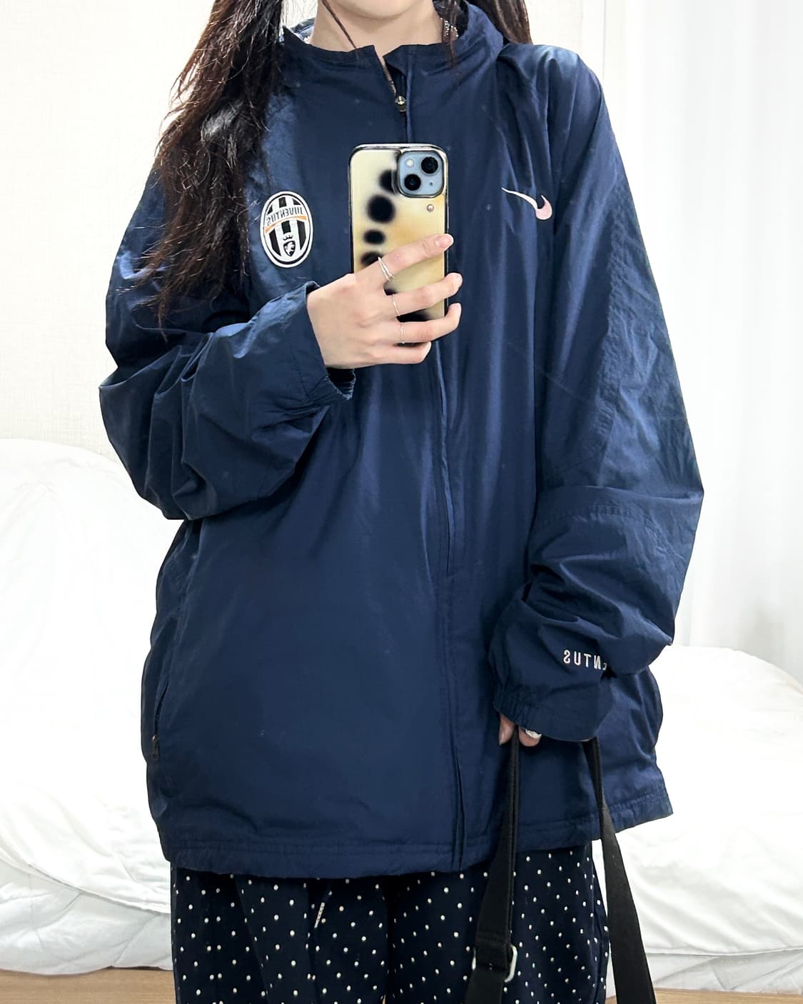 나이키 핑크스우시 유벤투스 바람막이 상품이미지5