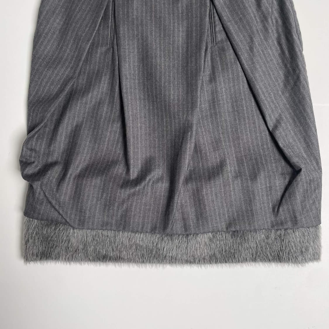 Cividini 퍼 레이어드 스커트 (italy)   상품이미지3