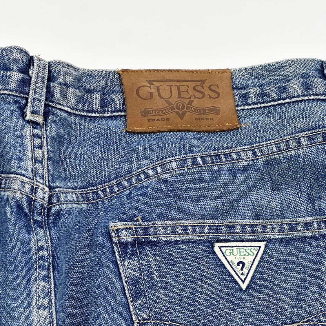 게스 GUESS USA 삼각로고 데님 팬츠 (36인치) 상품이미지6