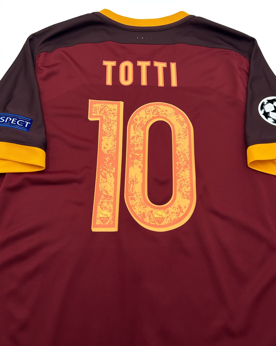 (어센틱) 나이키 15-16 AS 로마 홈 챔스킷 토티 상품이미지1