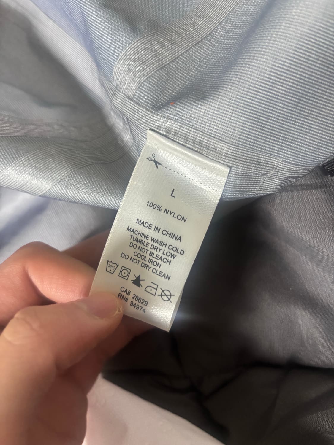 스투시 테입드 심 레인 바람막이(모자 안으로 넣기 가능) 상품이미지5