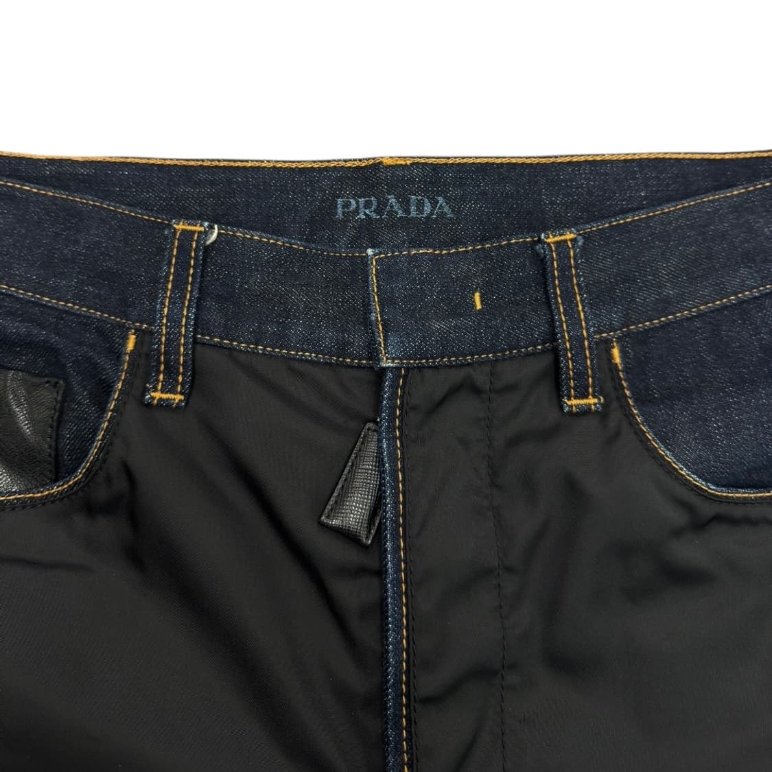 프라다 09AW 나일론 패널 데님 팬츠 상품이미지6