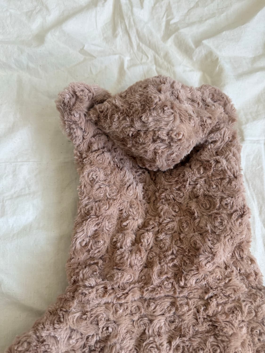 모카라떼 브라운 폼폼이 케이프 상품이미지5