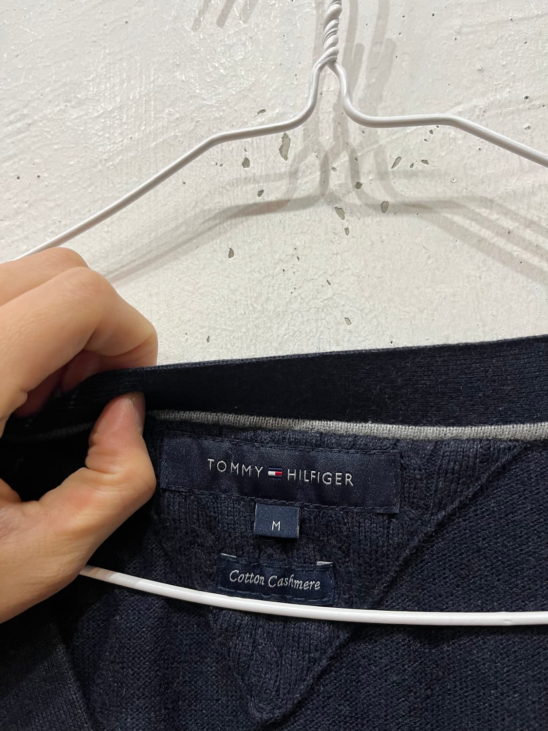 타미힐피거 코튼 캐시미어 가디건 M 상품이미지3