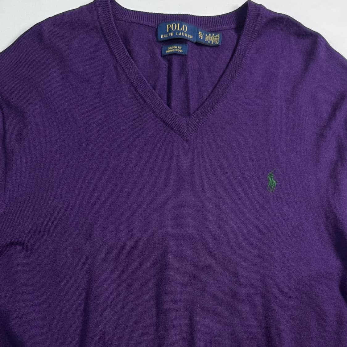폴로 랄프로렌 퍼플 울 니트 상품이미지2