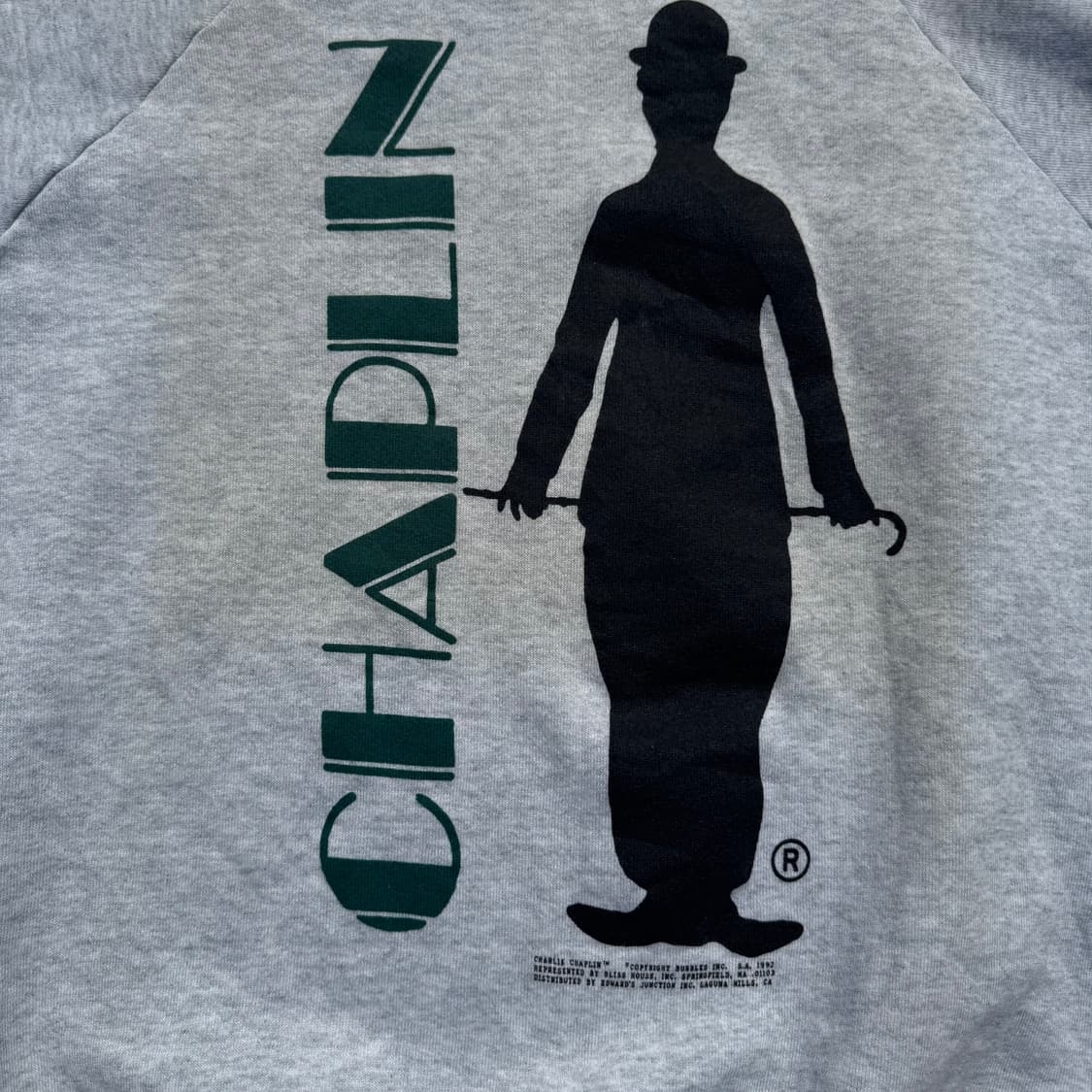 [XL] 90s Chaplin 찰리채플린 무비 스웻셔츠 상품이미지6