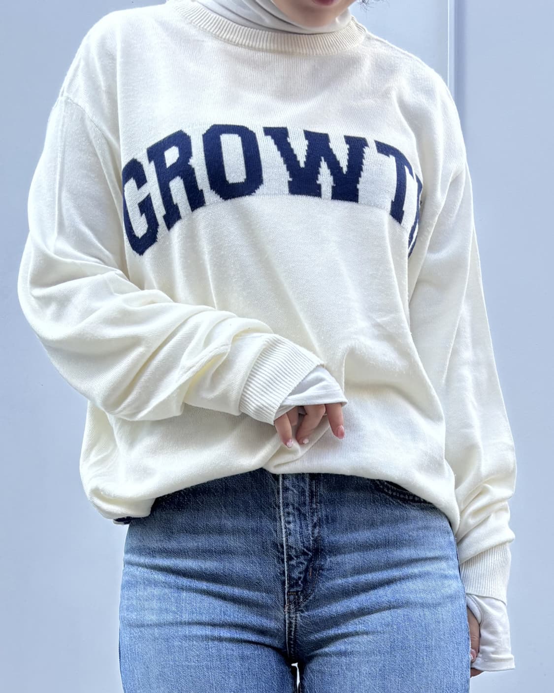 일본빈티지 그로스 니트티셔츠 상품이미지1