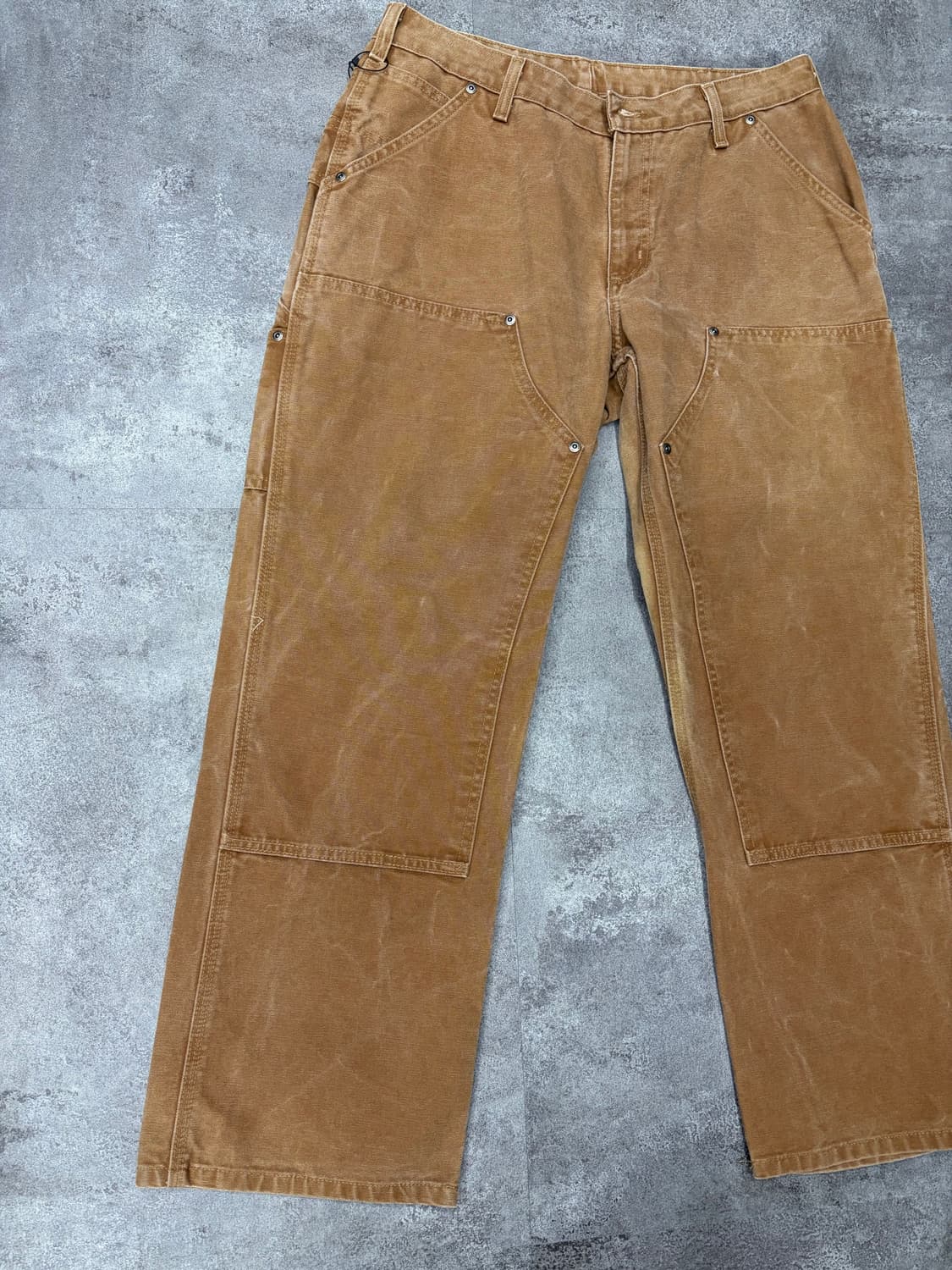 00s 칼하트 Brn 브라운 더블니 워크 팬츠 상품이미지2