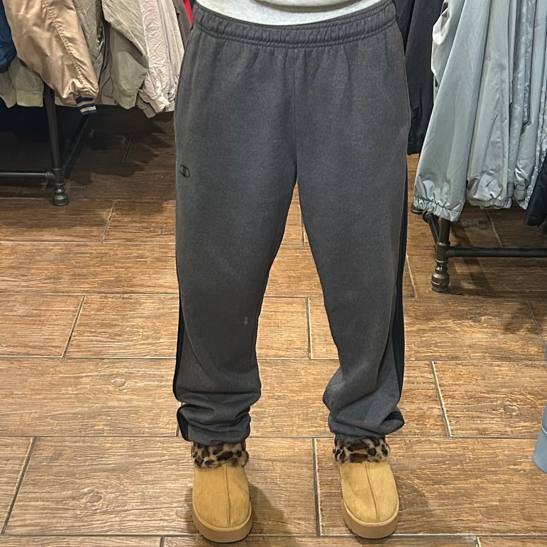 [HI] 챔피온 조거 트레이닝 팬츠 차콜  상품이미지2