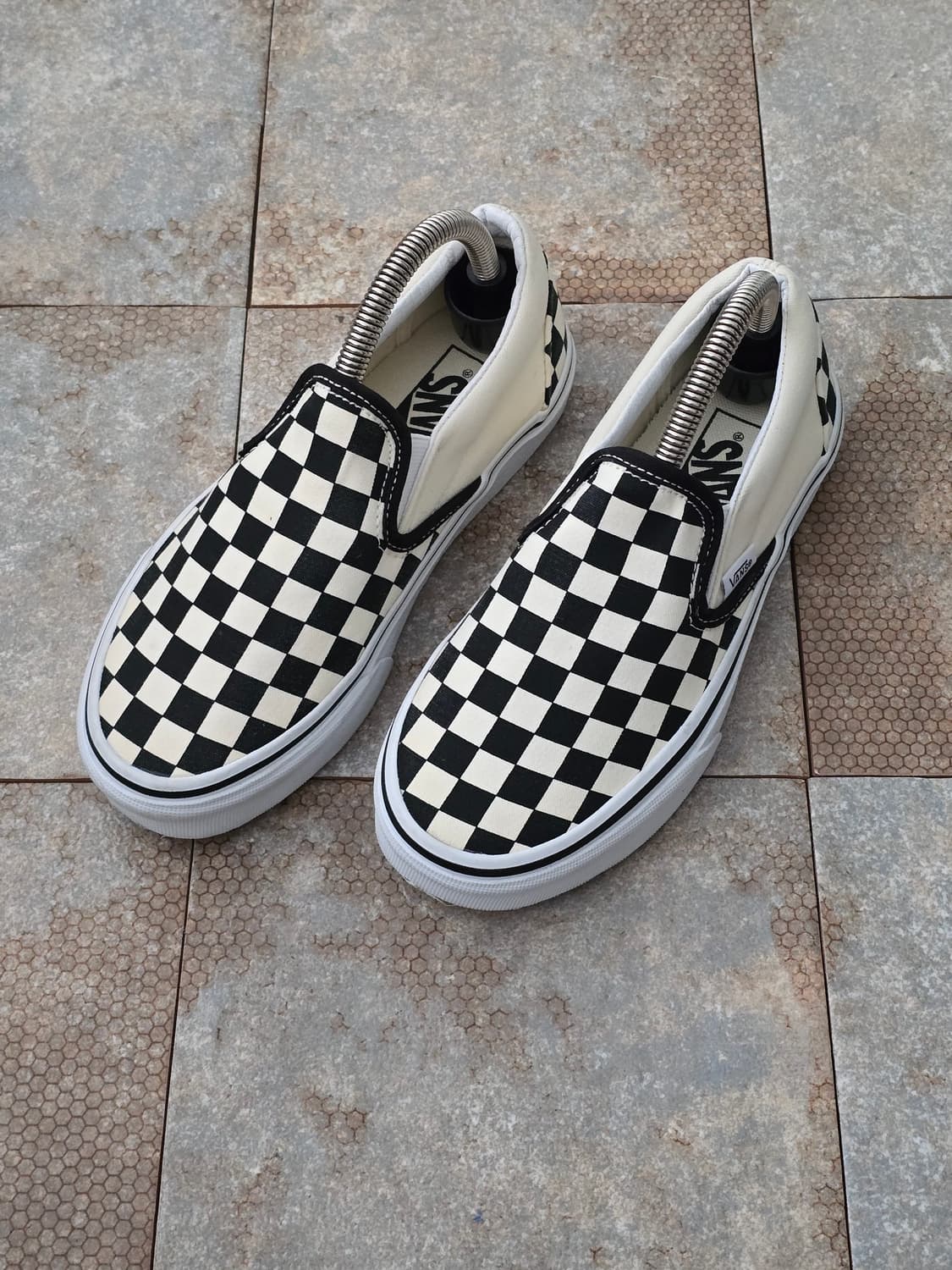 (225)반스 체커보드 슬립온  상품이미지1