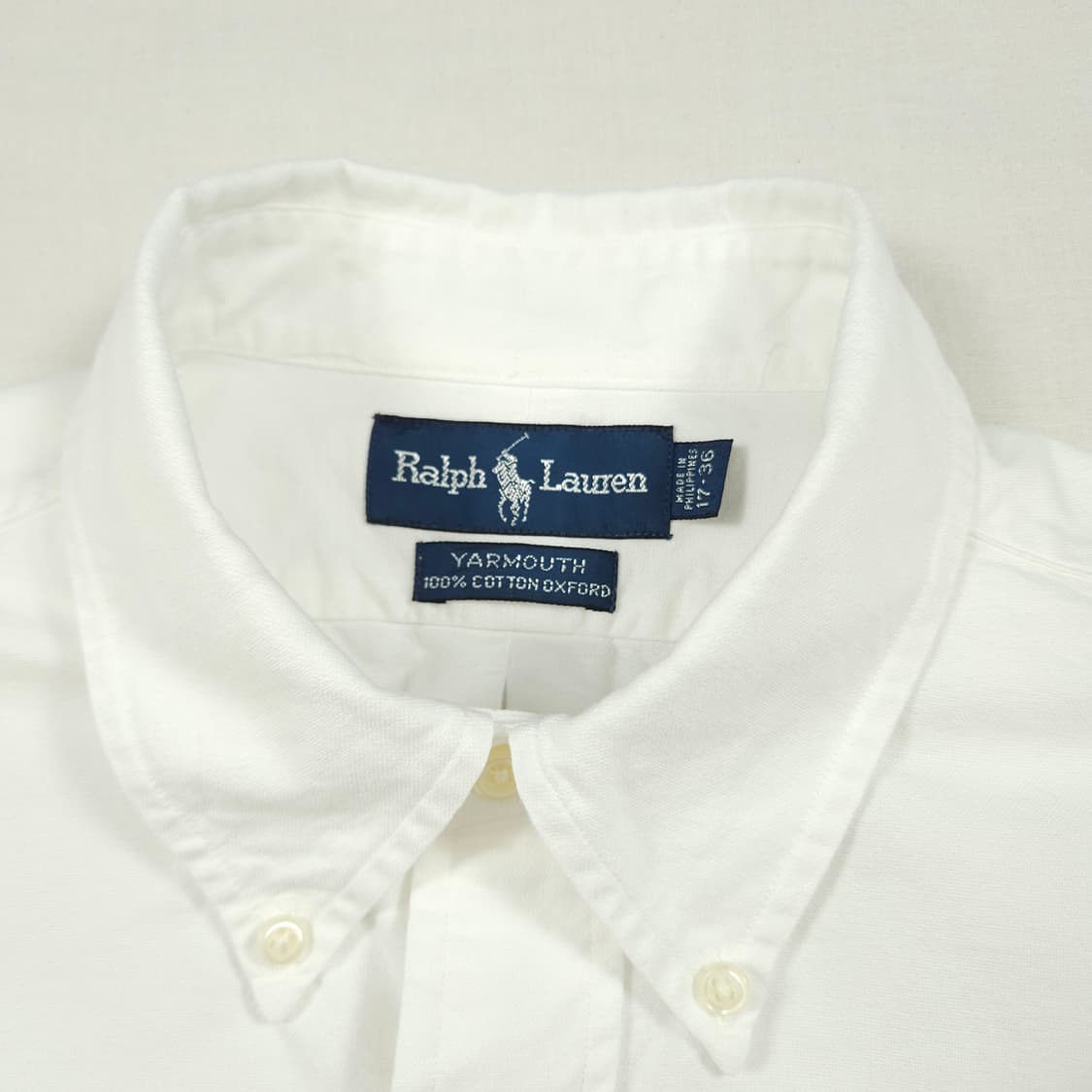 2XL(110) 폴로 랄프로렌 화이트 옥스포드셔츠 상품이미지4