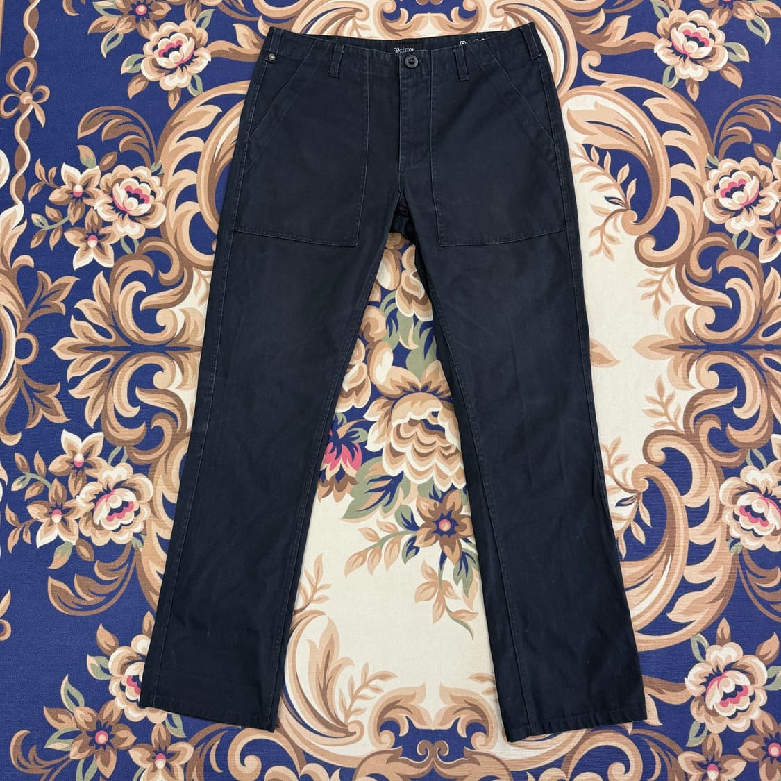 (32)브릭스턴 Brixton 퍼티그 코튼팬츠(블랙) 상품이미지1