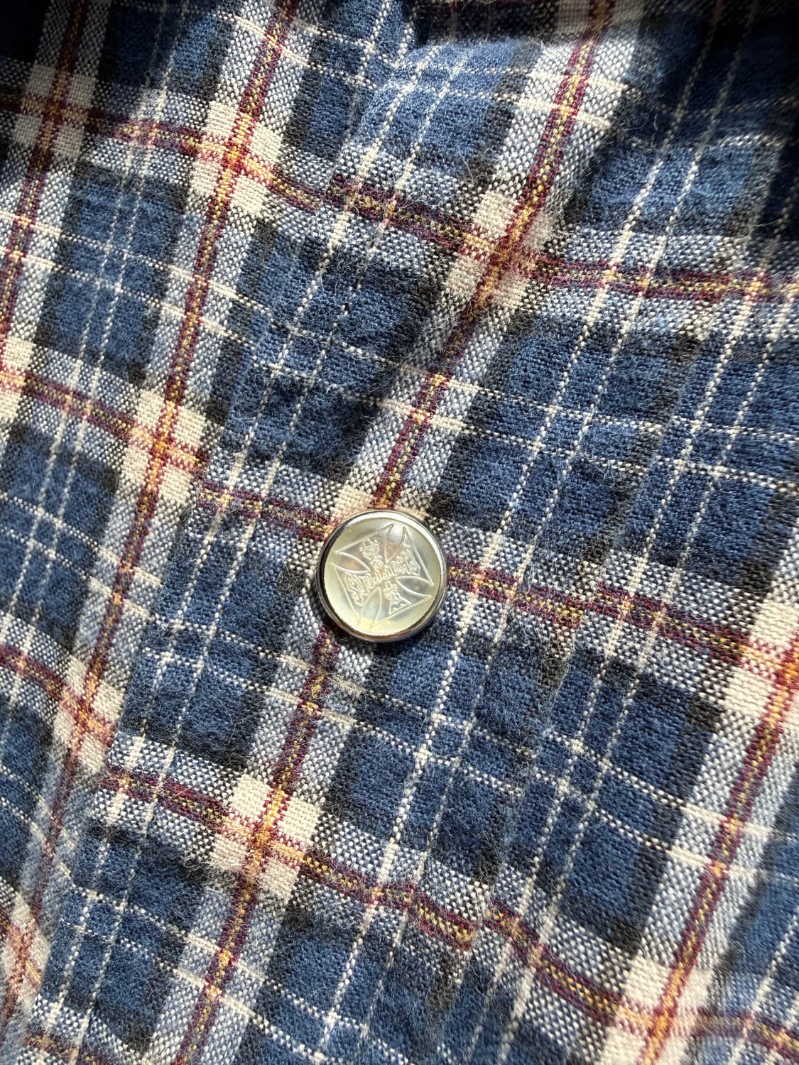 웨스트코스트차퍼스 00s 아이언크로스 웨스턴 플란넬 셔츠 상품이미지6