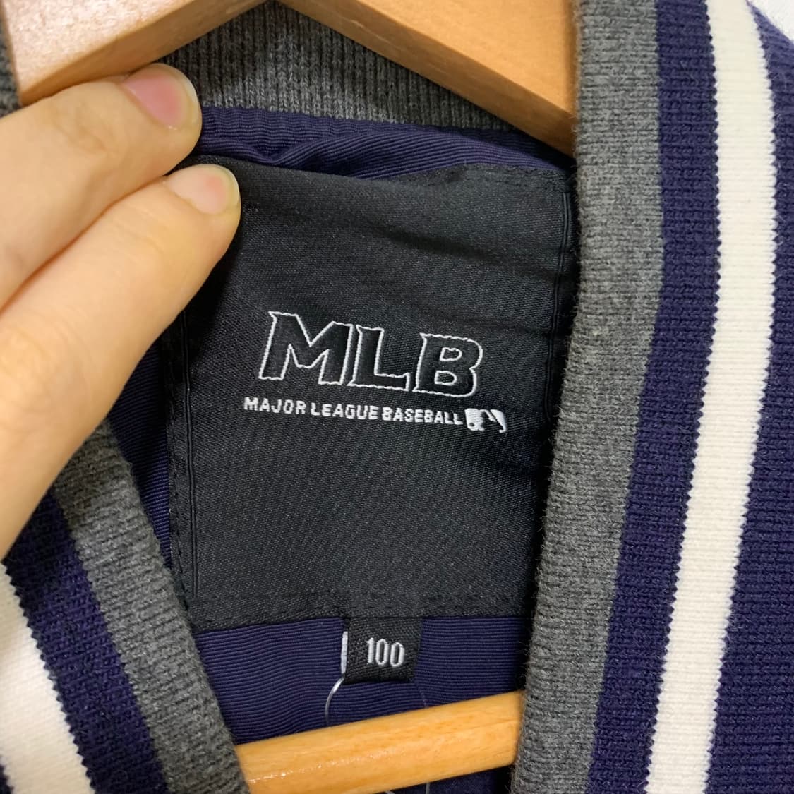 MLB 야구 점퍼 자켓 봄버 네이비 빈티지 100 사이즈 상품이미지6