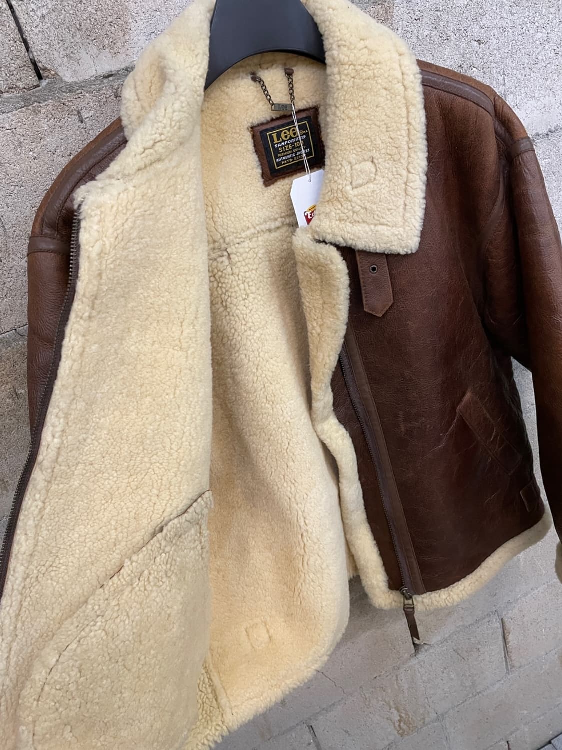 리 양가죽 무스탕 가죽 자켓 상품이미지2