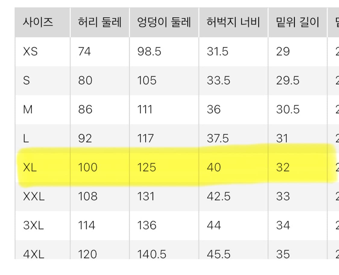 유니클로 와이드테이퍼드진 XL 진청 상품이미지6